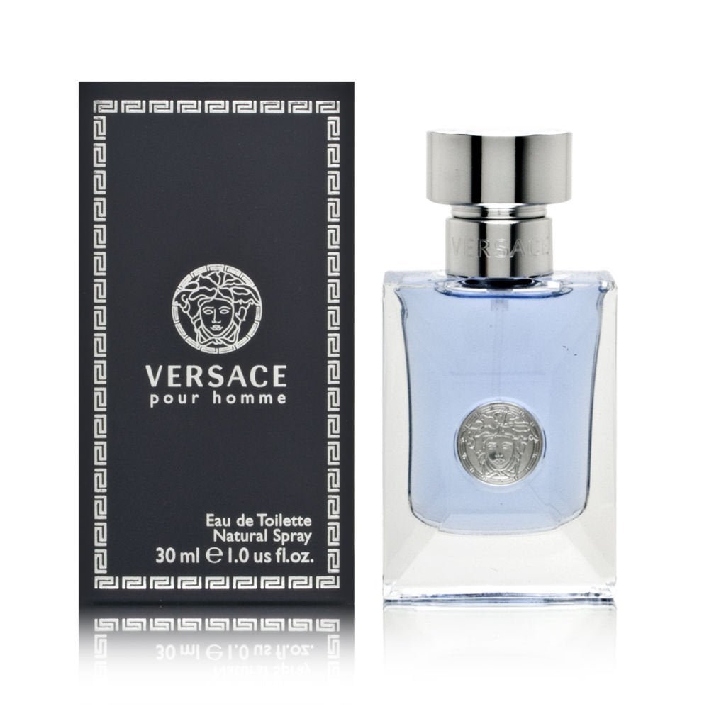 Versace Pour Homme Eau de Toilette Spray for Men, 1 Fl Oz