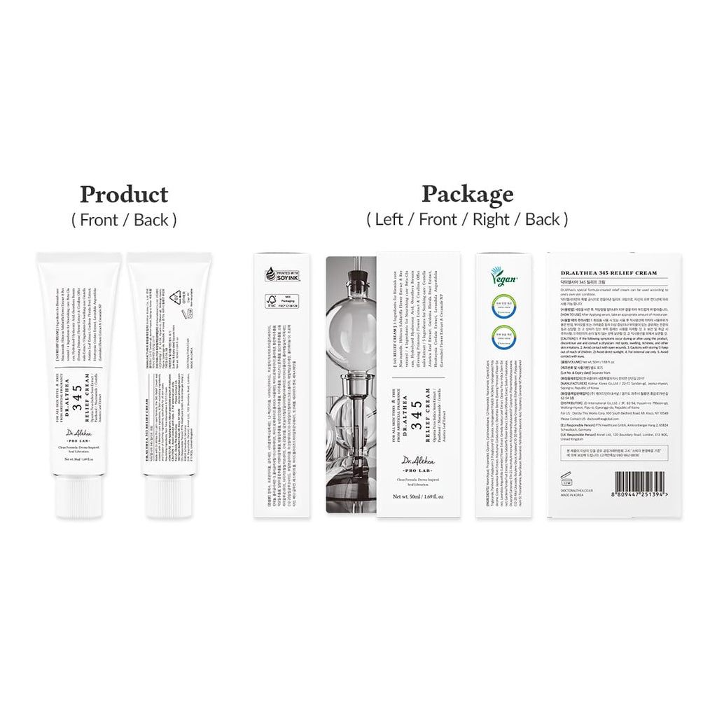 Dr.Althea 345 Relief Cream Korean Skincare Moisturizer