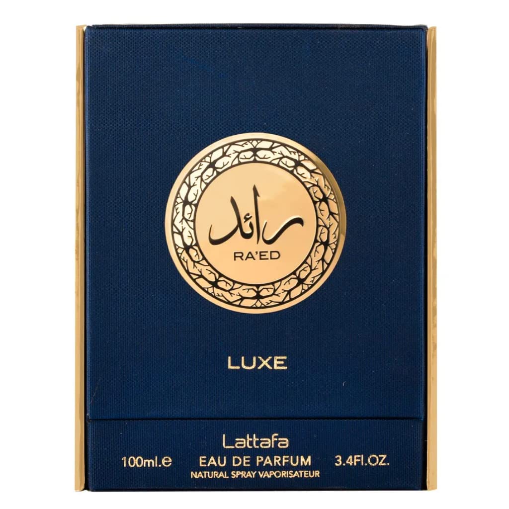 Lattafa Ra'ed Gold Luxe Eau de Parfum Spray, 3.4 Fl Oz