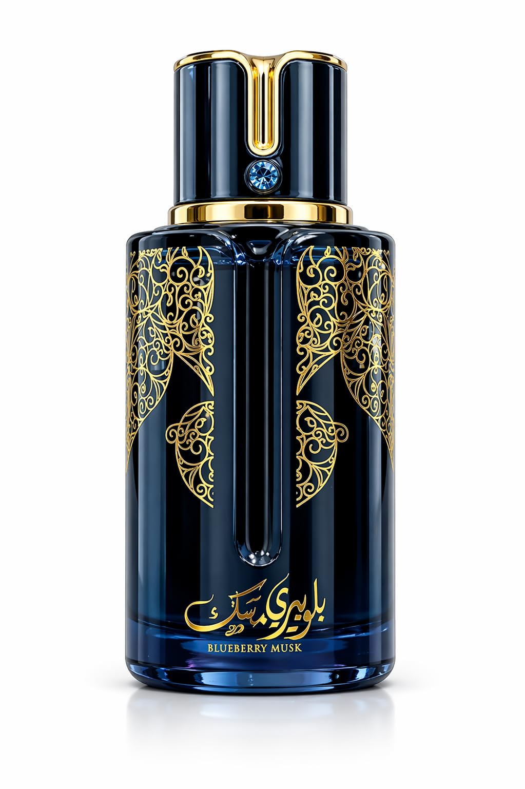 9 O'CLOCK Blueberry Musk Unisex Eau de Parfum Spray, 3.4 Fl Oz