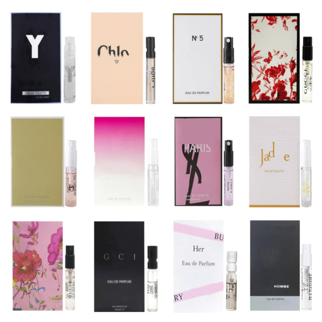 Women's Designer Perfume Sample Set Travel Size Fragrance Sampler