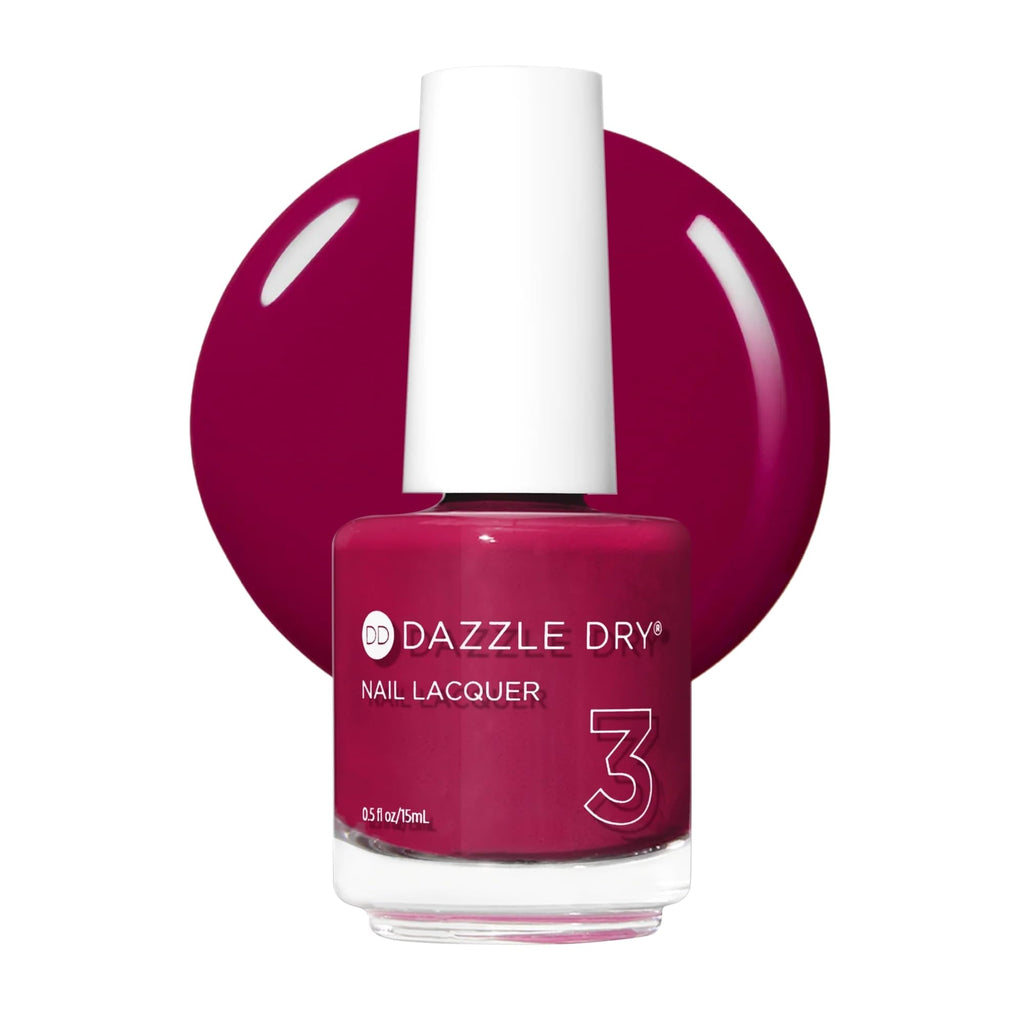 Dazzle Dry Nail Lacquer Step 3 Raspberry Rush, 0.5 fl oz