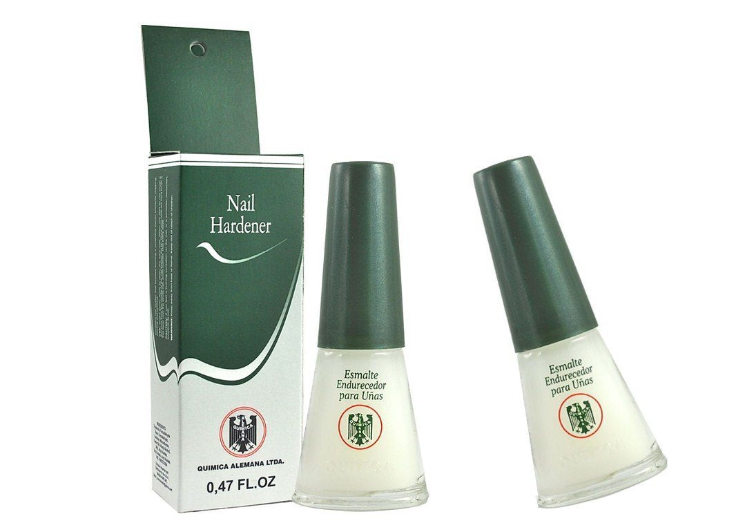 QUIMICA ALEMANA Nail Hardener Protective Coating, 0.47 fl oz, Pack of 2