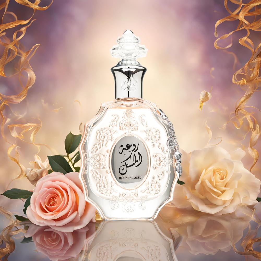 Lattafa Rouat Al Musk Unisex Eau de Parfum Spray, 3.4 fl oz