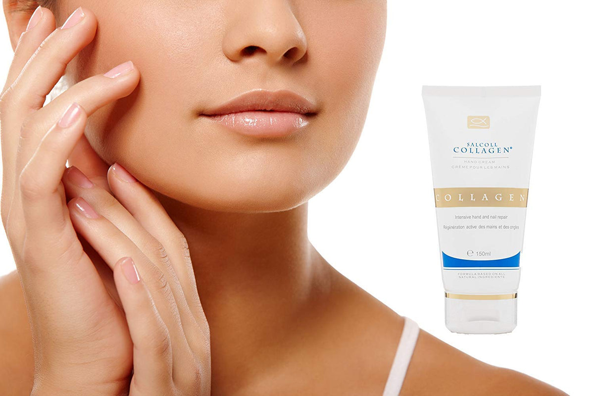 Salcoll Pure Bioactive Marine Collagen Anti-Aging Hand Cream, 150 ml