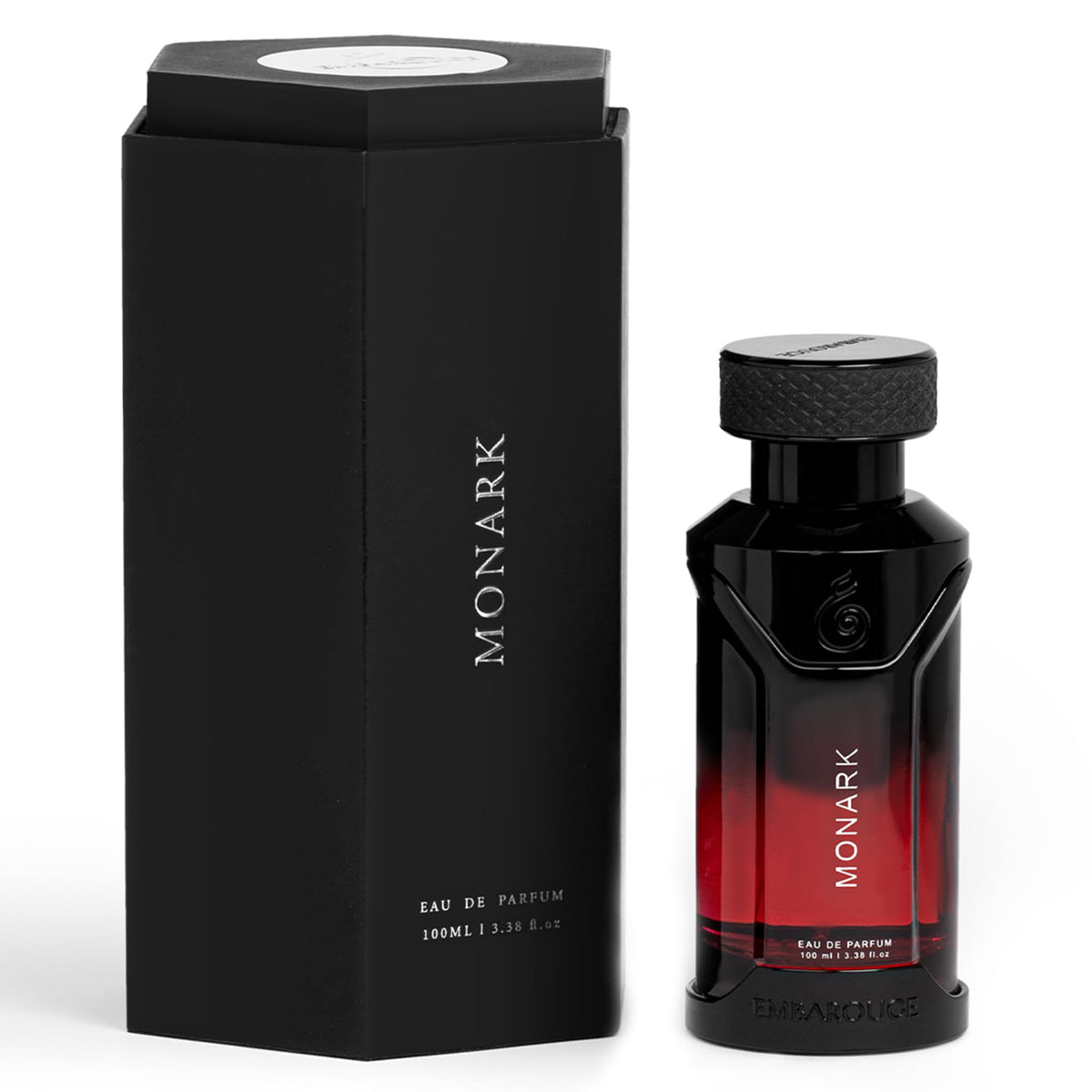 EMBAROUGE Monark Eau de Parfum, Woody Spicy Smoky Fragrance for Men