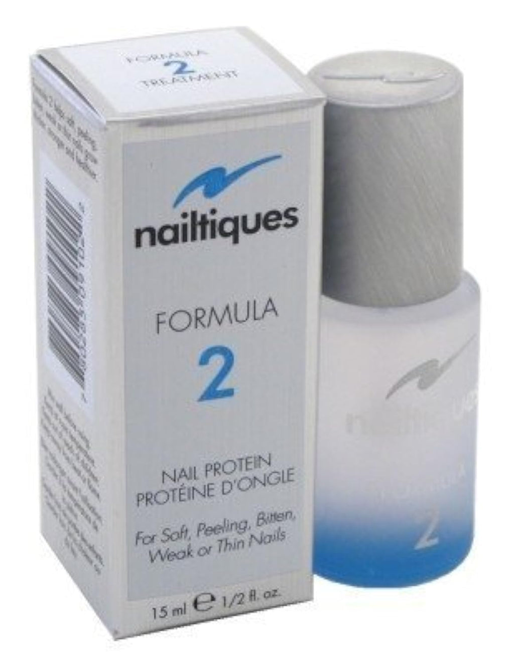 Nailtiques Formula 2 Protein Nail Strengthener, 0.5 oz, Pack of 3