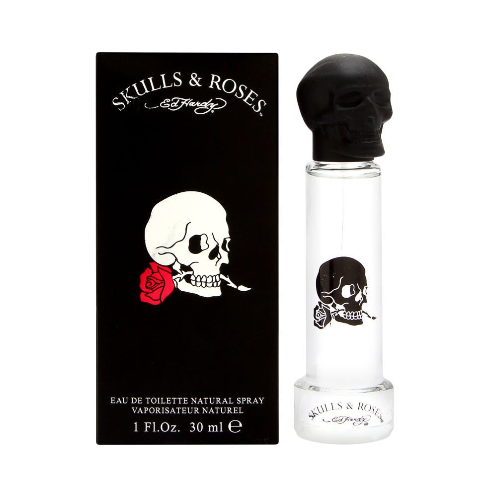 ED HARDY Skulls & Roses Eau de Toilette Spray for Men, 1 Oz
