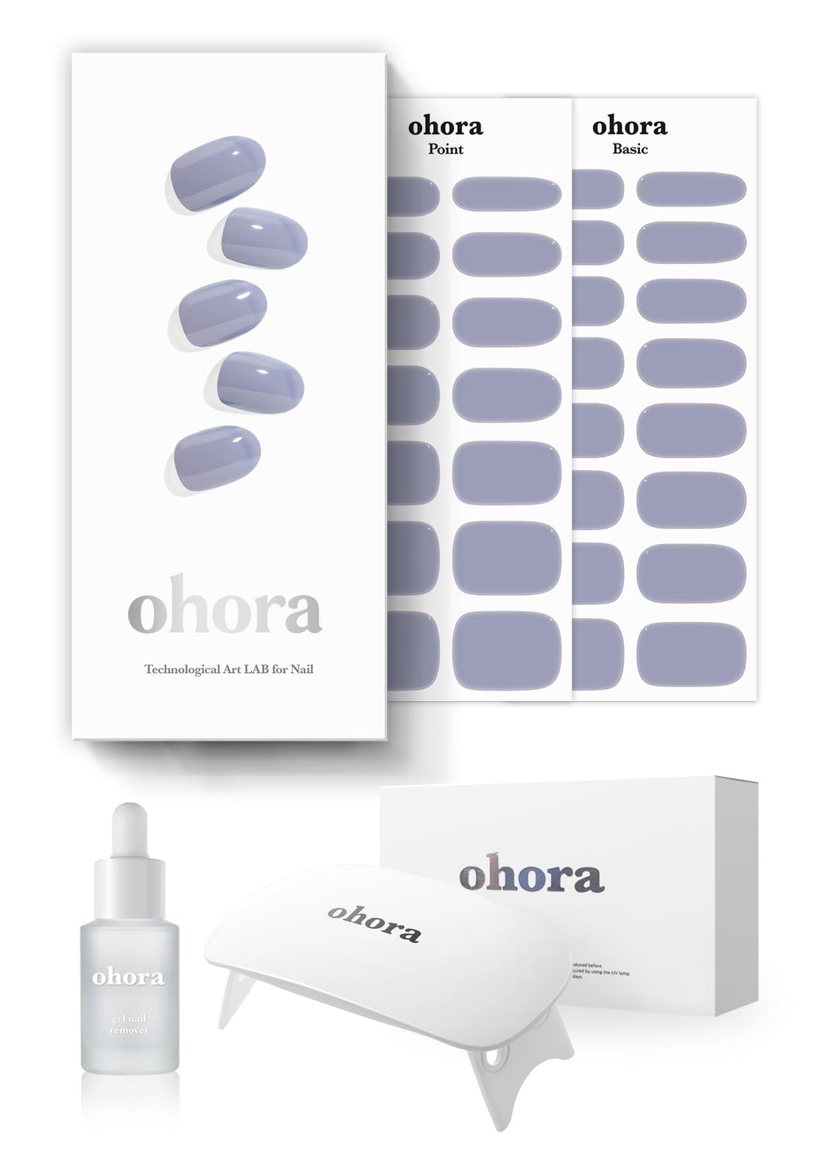 ohora Real Gel Semi-Cured Nail Strips for At-Home Manicures