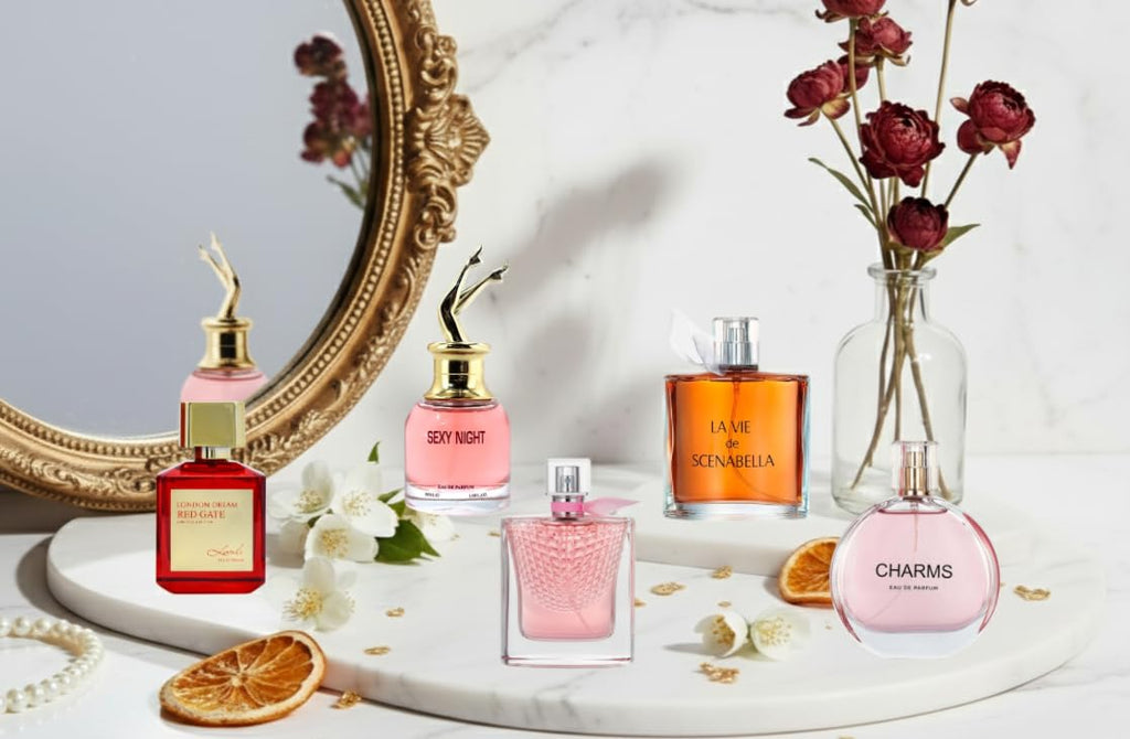 Signature Scent 5-Piece Mini Perfume Gift Set for Women, 30ml Bottles