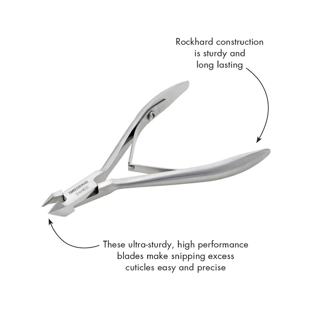Tweezerman Rockhard 1/2 Jaw Cuticle Nipper