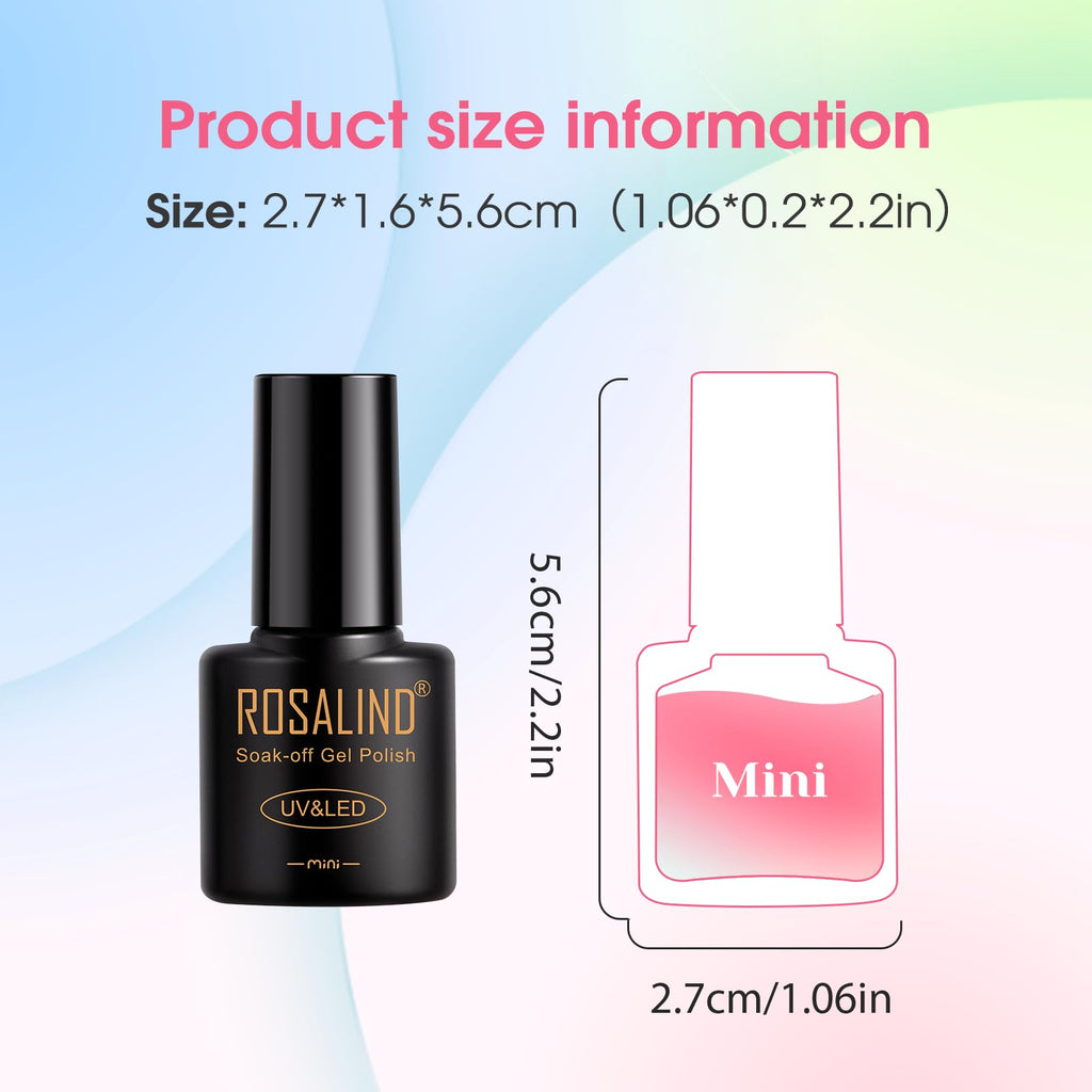 ROSALIND Multi-Color Gel Nail Polish Set