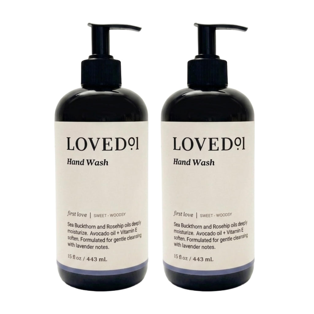 Loved01 Hand Wash, First Love Lavender, Gentle Hydrating Liquid Soap, 15 Fl Oz