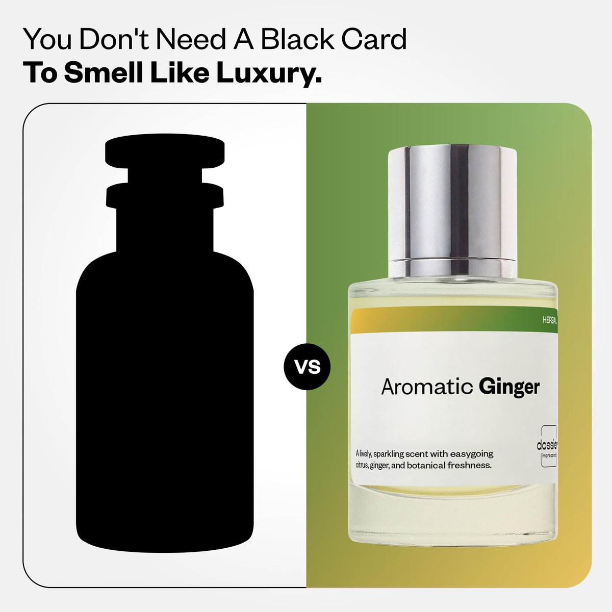 Dossier Aromatic Ginger Eau de Parfum Inspired by L'Immensité, 1.7 fl oz