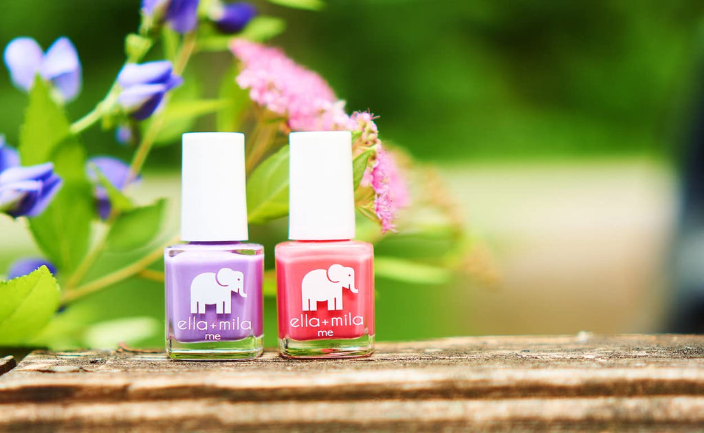 ella+mila Nail Polish Set for Kids, 10-Color Vegan Quick-Dry Collection