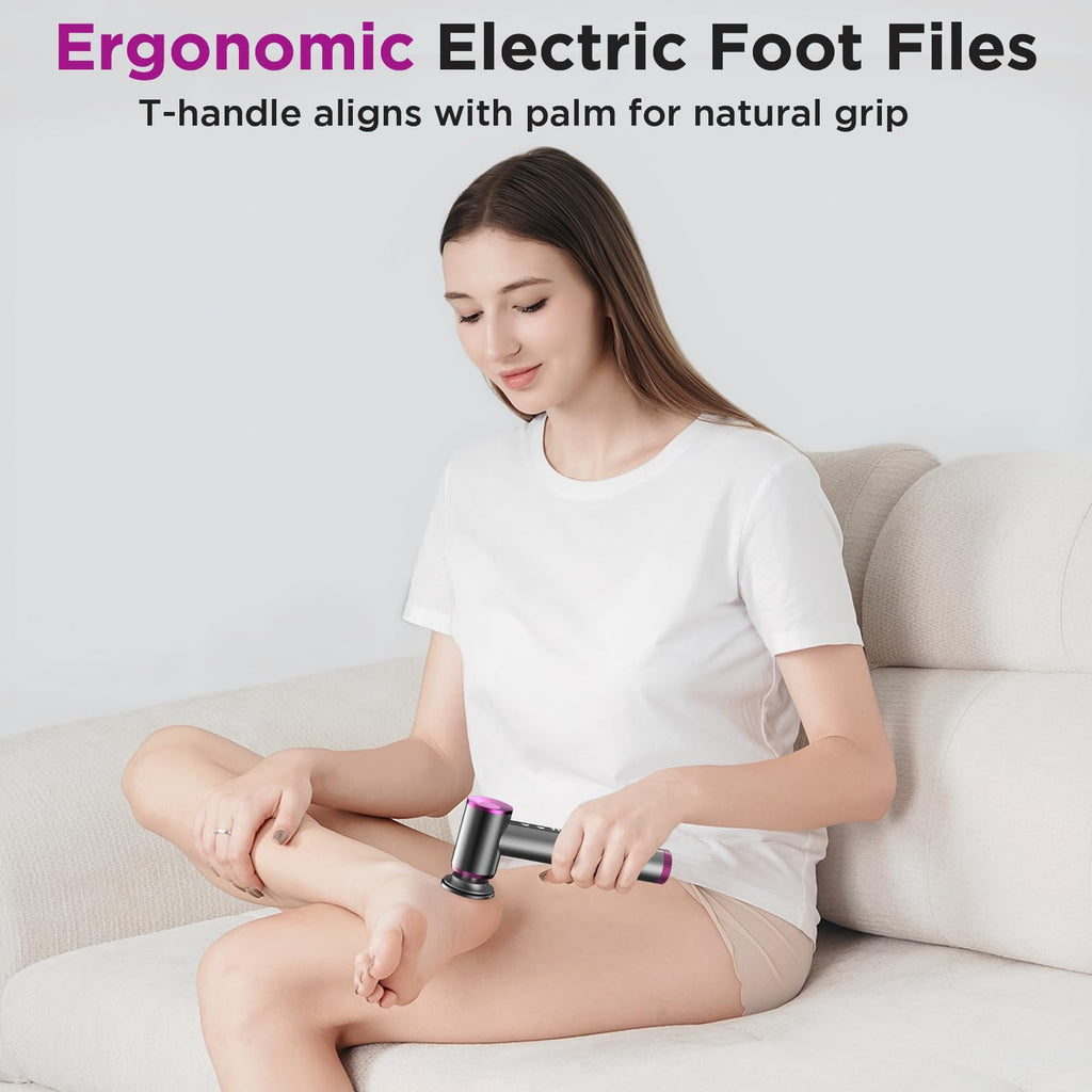 Electric Foot Callus Remover with Nano-Glass Heads