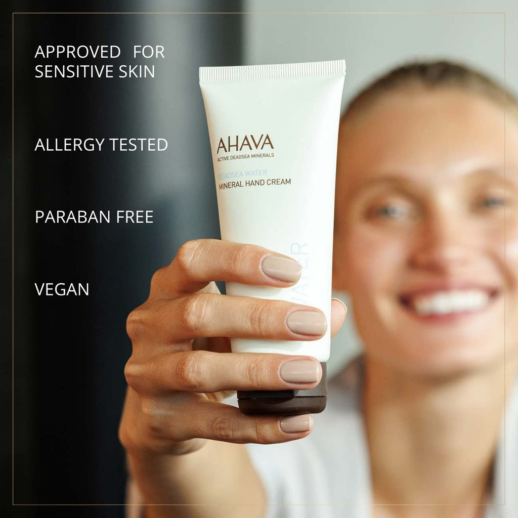 AHAVA Dead Sea Mineral Hand Cream - Fast-Absorbing Hand Moisturizer