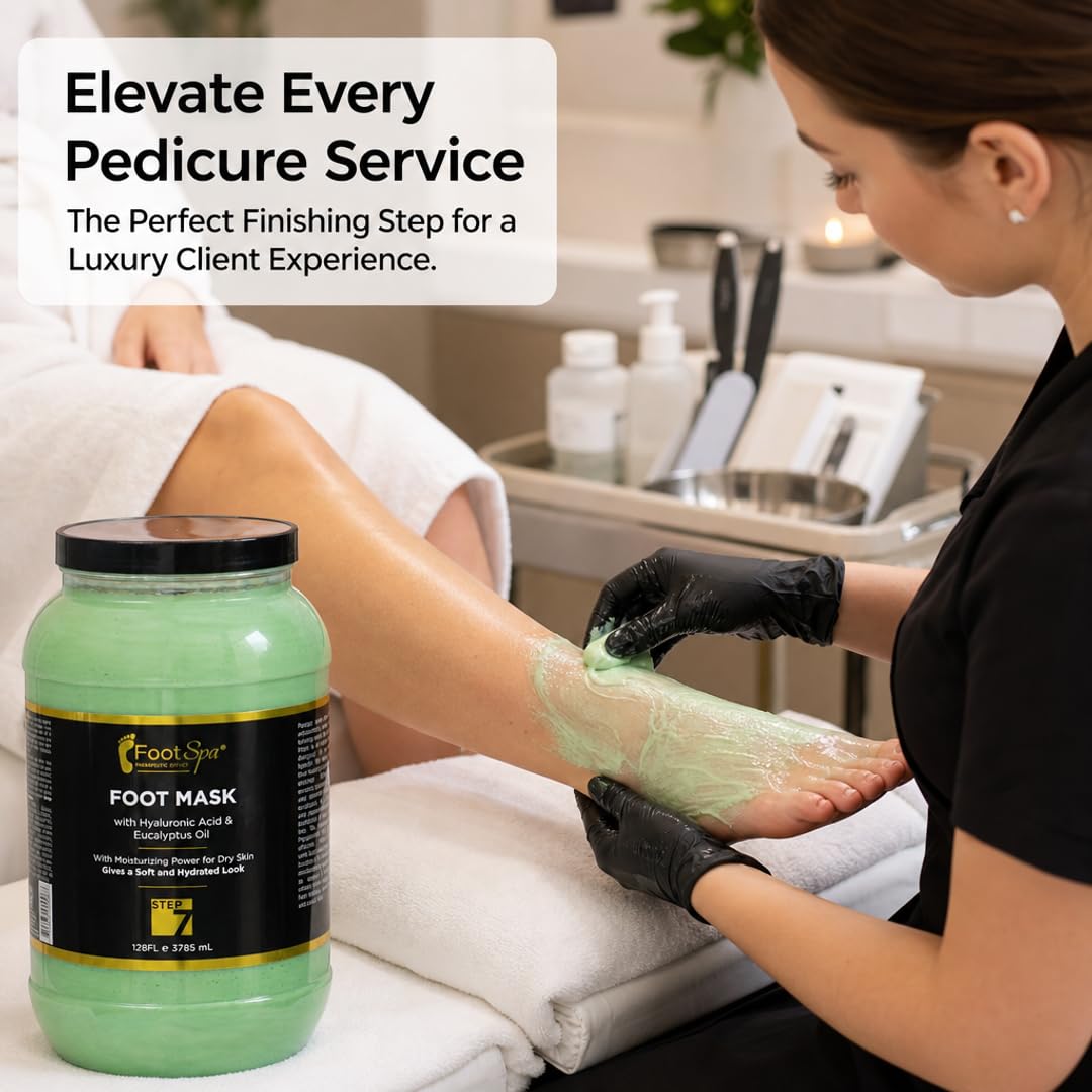 Pedicure Recovery Mask – Hyaluronic Acid & Amino Acids, 128 oz