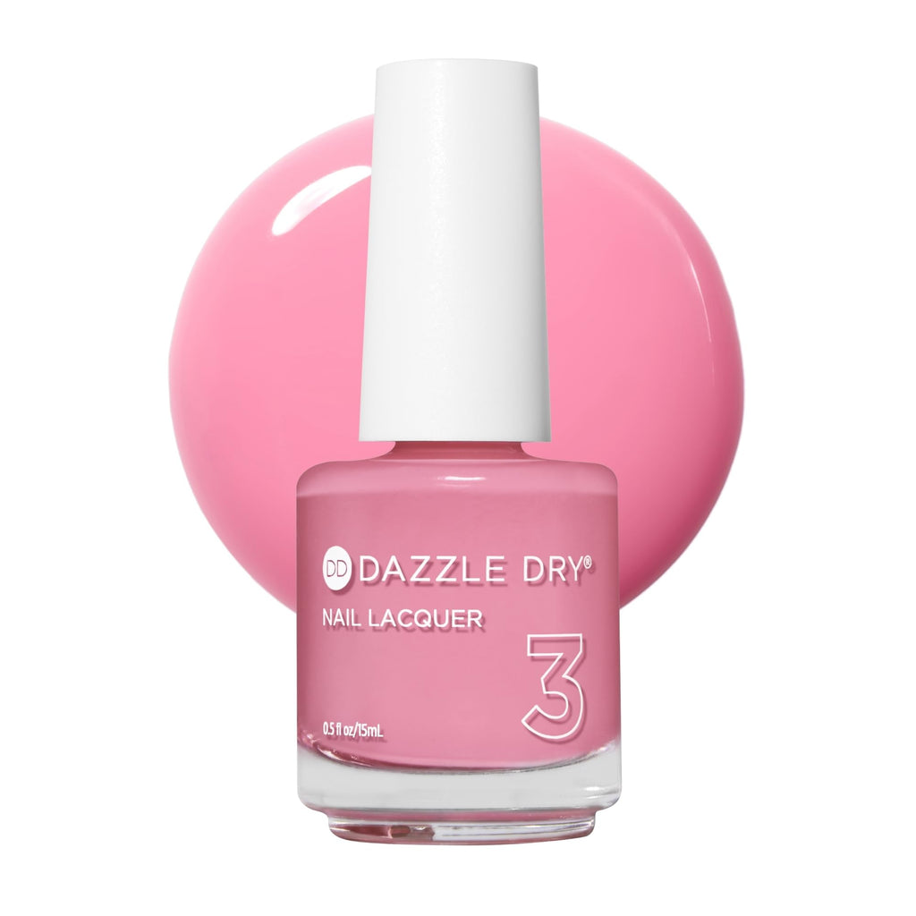 Dazzle Dry Nail Lacquer Step 3 – Soulmate Bubblegum Pink, 0.5 fl oz