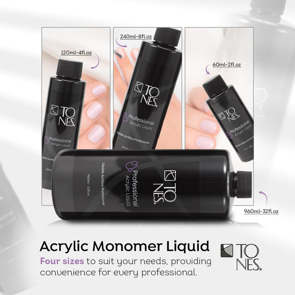 Tones EMA Acrylic Nail Monomer - MMA-Free, Non-Yellowing Formula