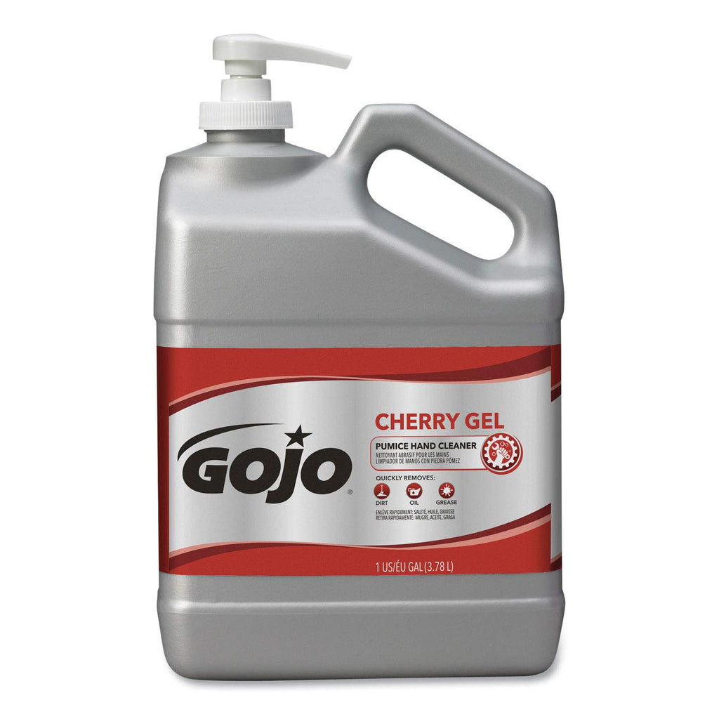 Gojo 235802EA Cherry Gel Pumice Heavy-Duty Hand Cleaner, 1 gal