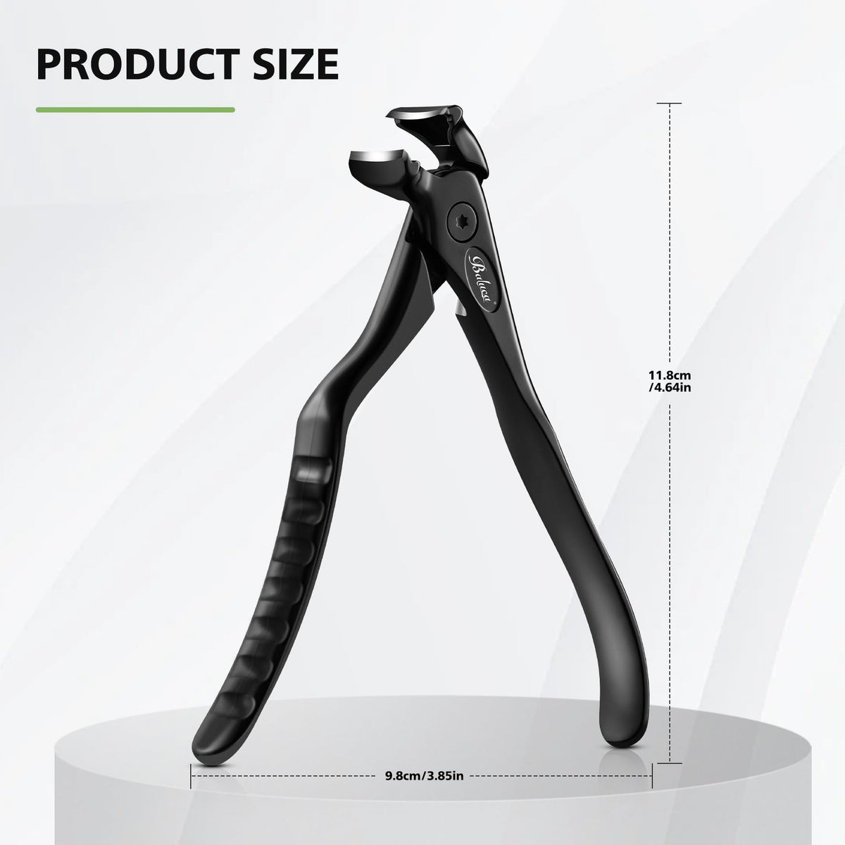 BALUCA Ergonomic Nail Clipper for Thick Toenails and Fingernails