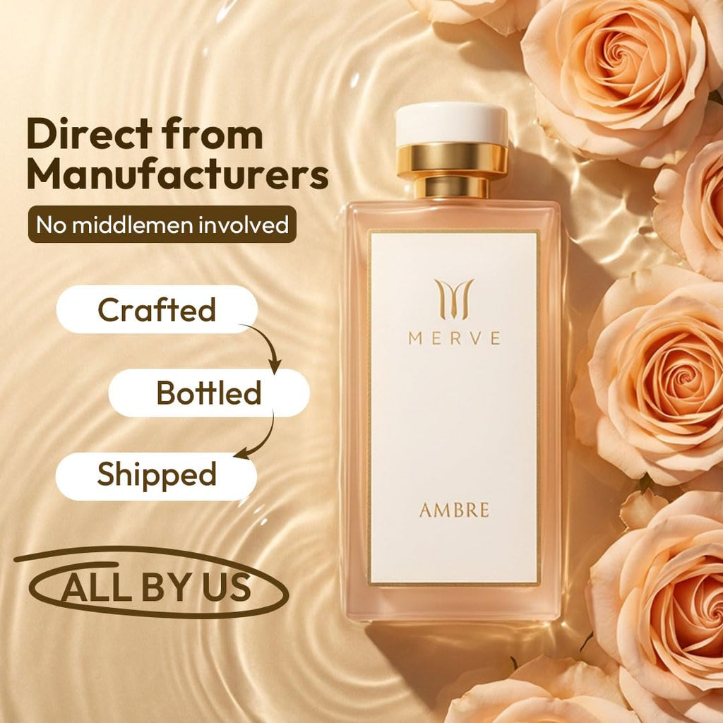 Merve Ambre Perfume for Women 3.4 Oz Eau de Parfum