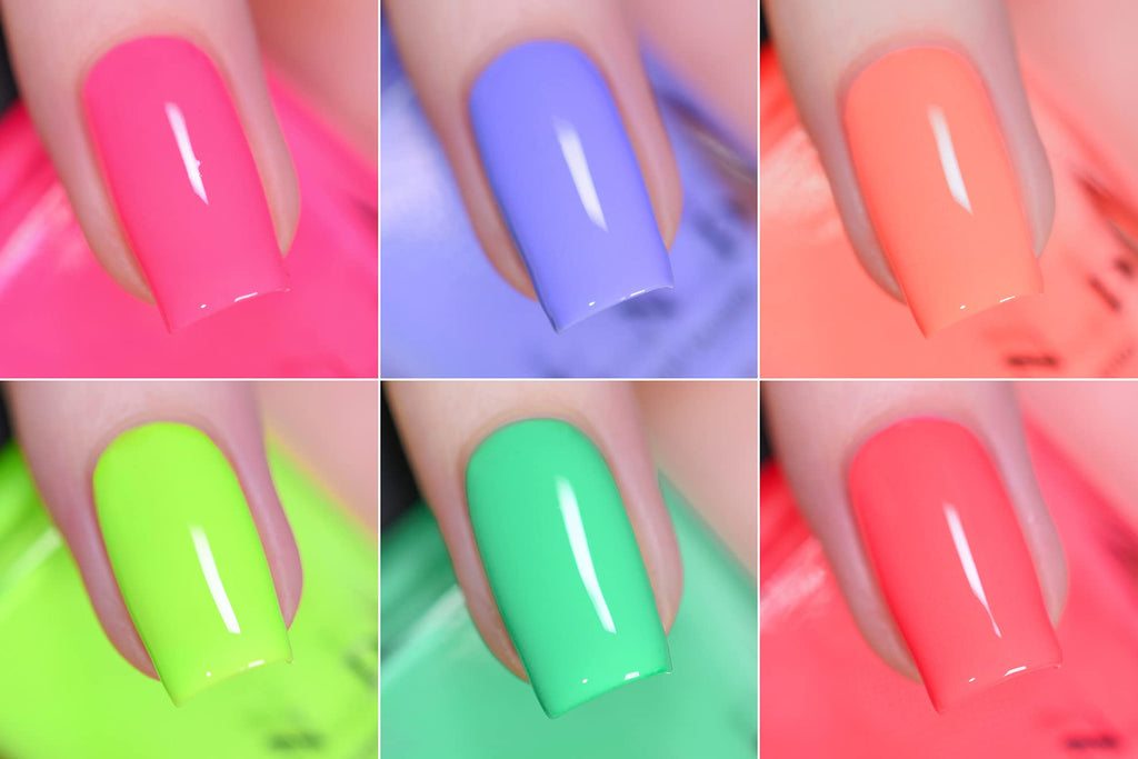 ILNP Poolside Collection Neon Summer Nail Polish Set