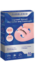 Titanium Alloy Ingrown Toenail Corrector, 10-Pack Large Size