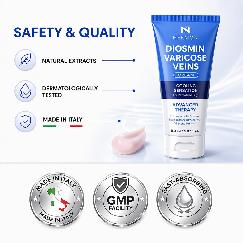 Hermon Diosmin Varicose Legs Gel Cream