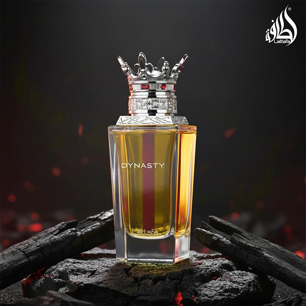 Lattafa Dynasty Fruity Spicy Woody Eau de Parfum Spray for Unisex, 3.4 oz