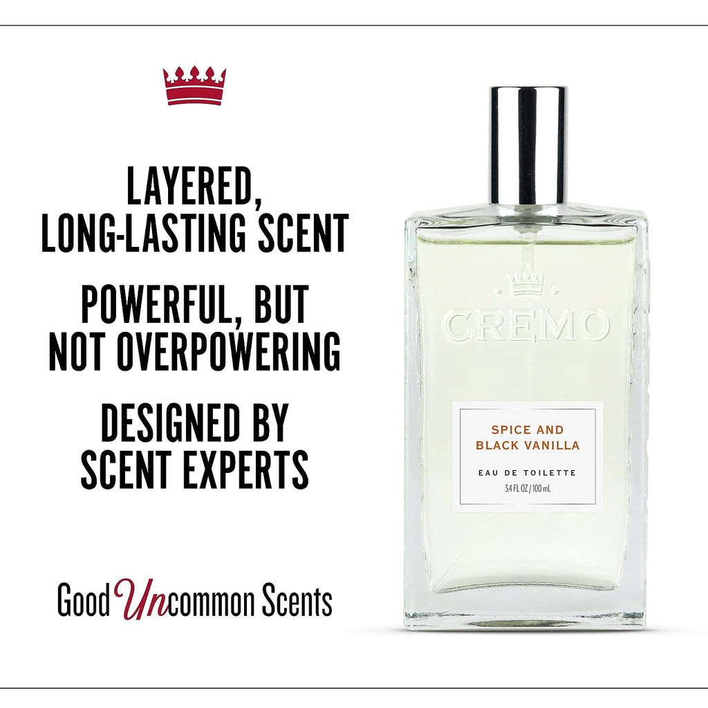 Cremo Men's Cologne Spray - Multi-Layered Fine Fragrance