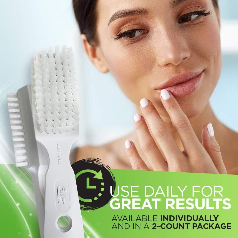Fuller Brush Hand 'N Nail Brush with Double-Sided Nylon Bristles