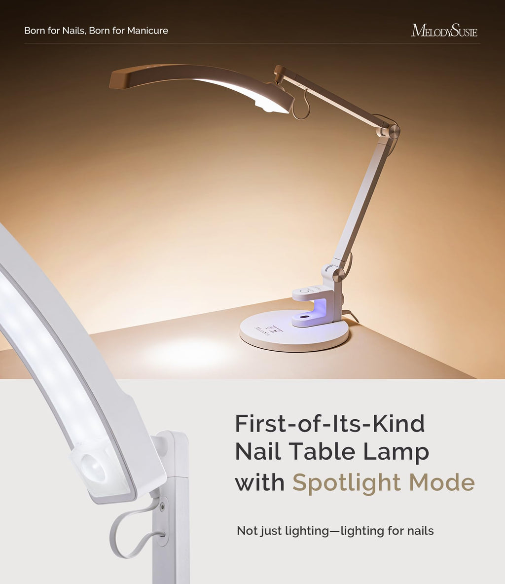 MelodySusie Multi-Functional Manicure Table Lamp S-Pro29G