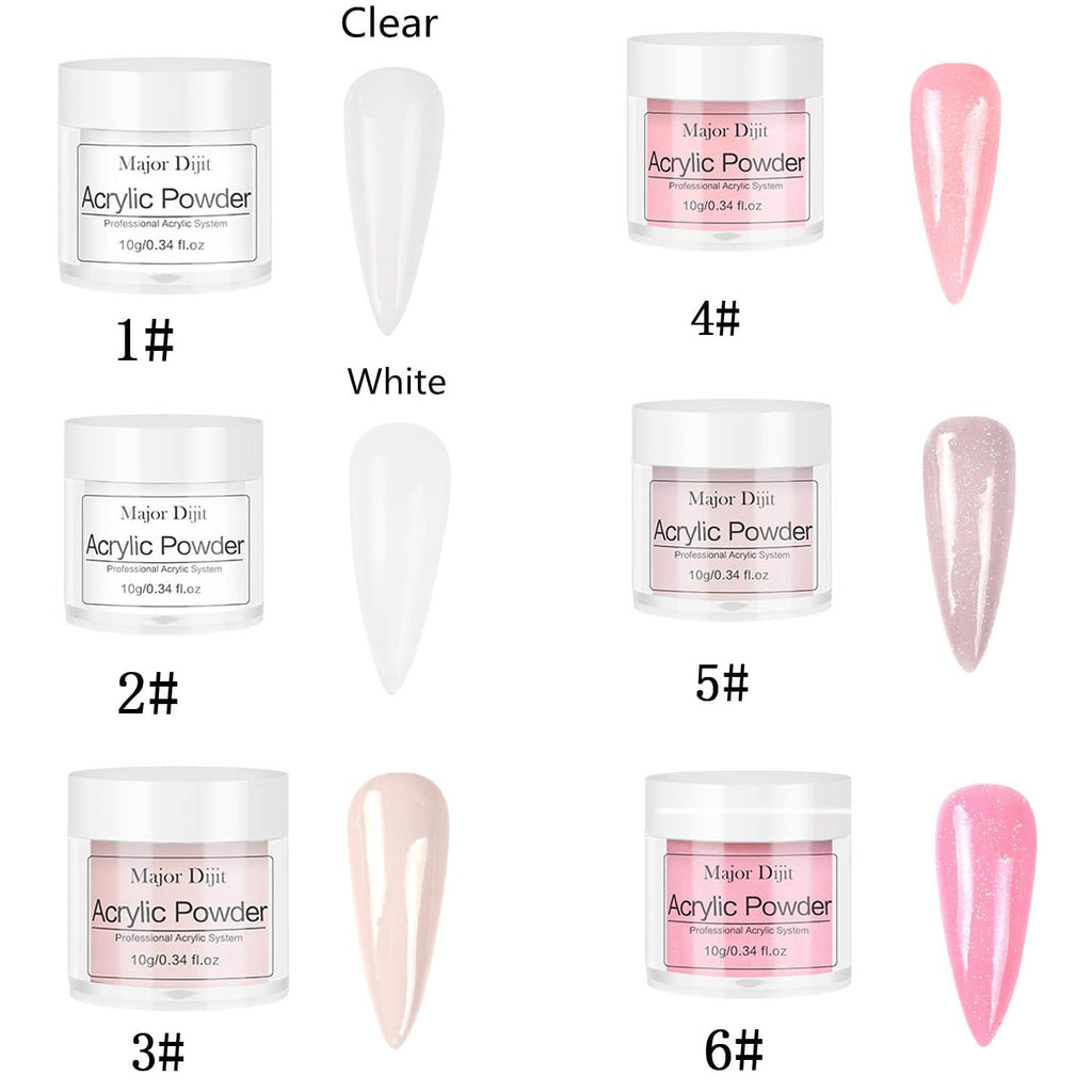 Acrylic Nail Art Kit with UV Lamp, Drill, Monomer and Powder
