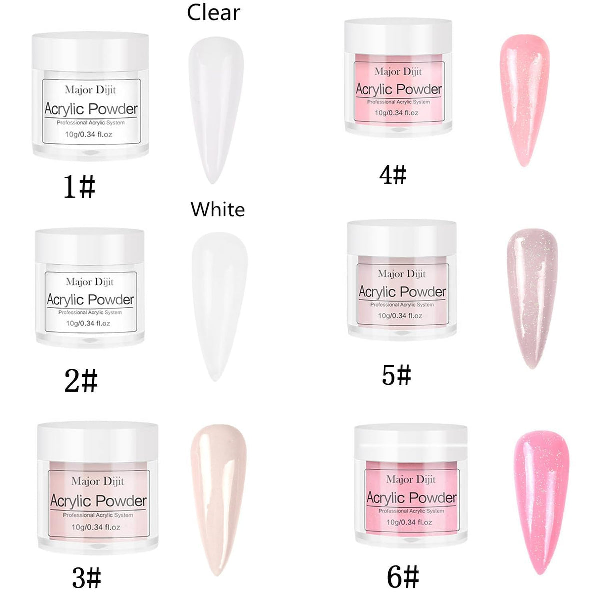 Acrylic Nail Art Kit with UV Lamp, Drill, Monomer and Powder