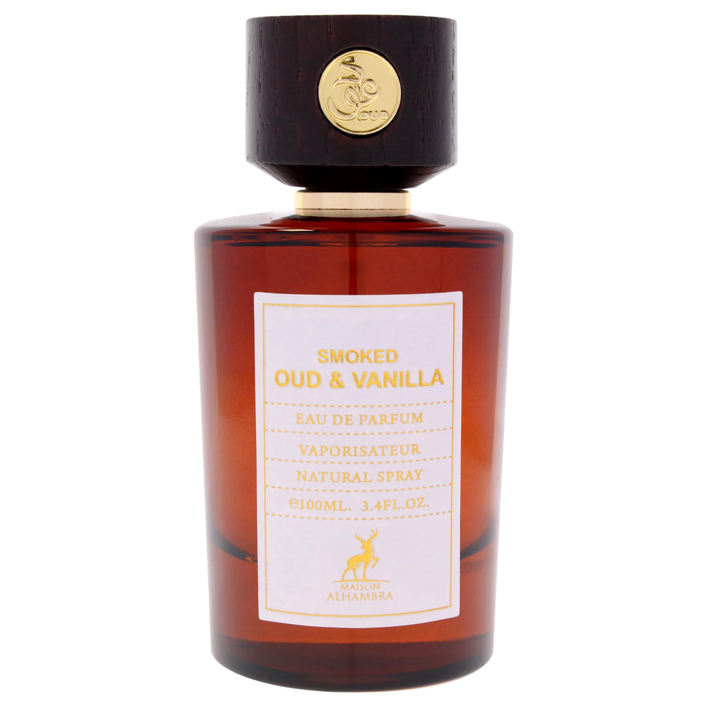 Maison Alhambra Smoked Oud and Vanilla Men's Eau de Parfum Spray, 3.4 oz