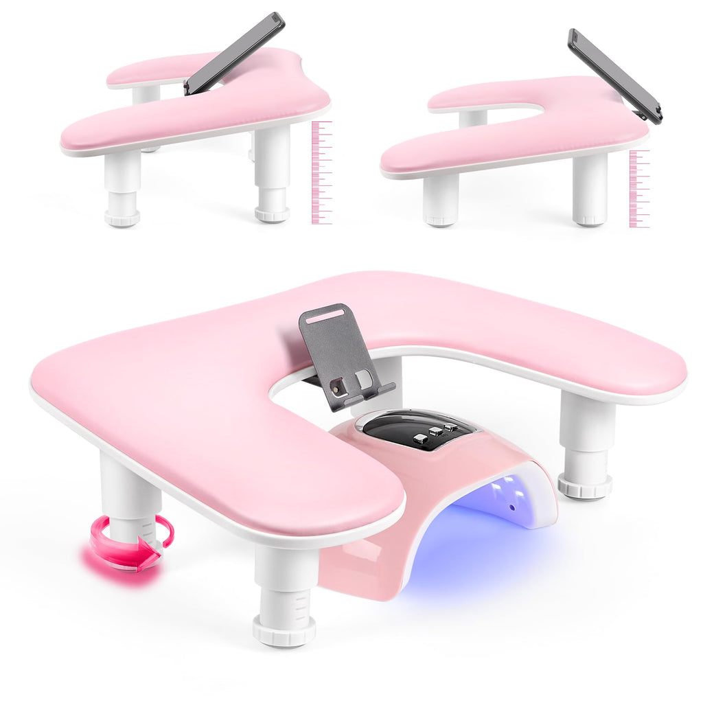 LIONVISON Adjustable Nail Tech Arm Rest Stand