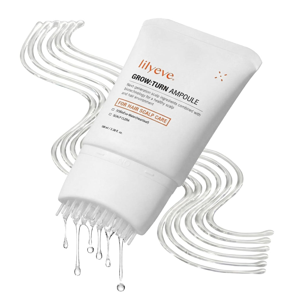 lilyeve GROWTURN Exosome Hair Growth Serum with Built-In Scalp Brush, 3.38 fl oz