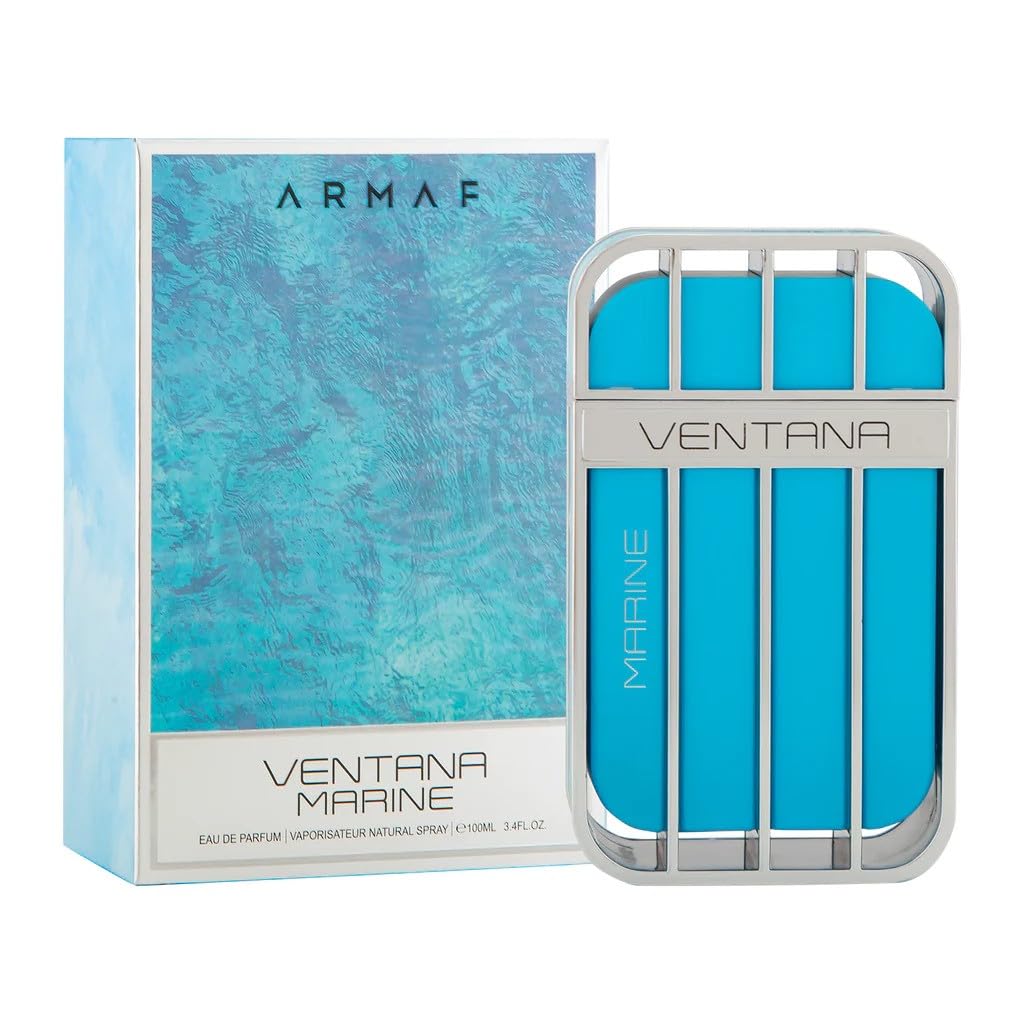 Ventana Marine by Armaf for Men Eau de Parfum Spray, 3.4 oz