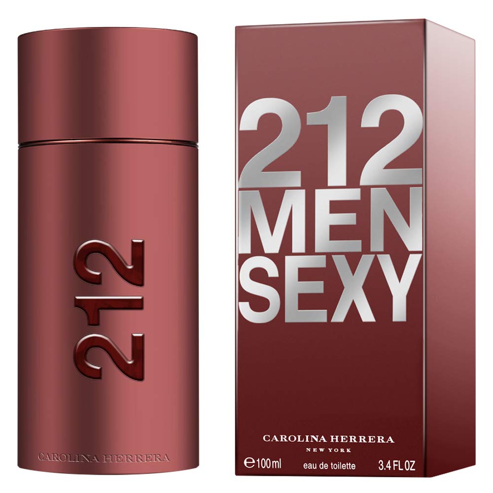 Carolina Herrera 212 Sexy Men Amber Fougere Eau de Toilette Spray, 3.4 Oz