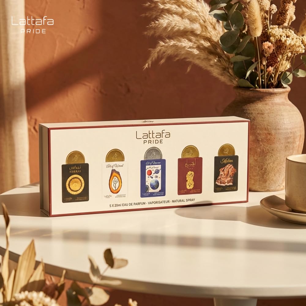 Lattafa Pride Collection No. 3 Eau de Parfum Gift Set – Five 20ml Sprays