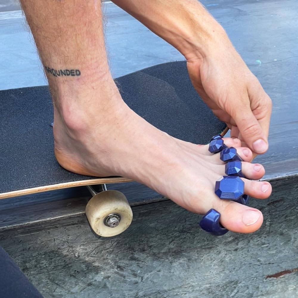 YogaToes Gems for Men Gel Toe Stretchers and Separators