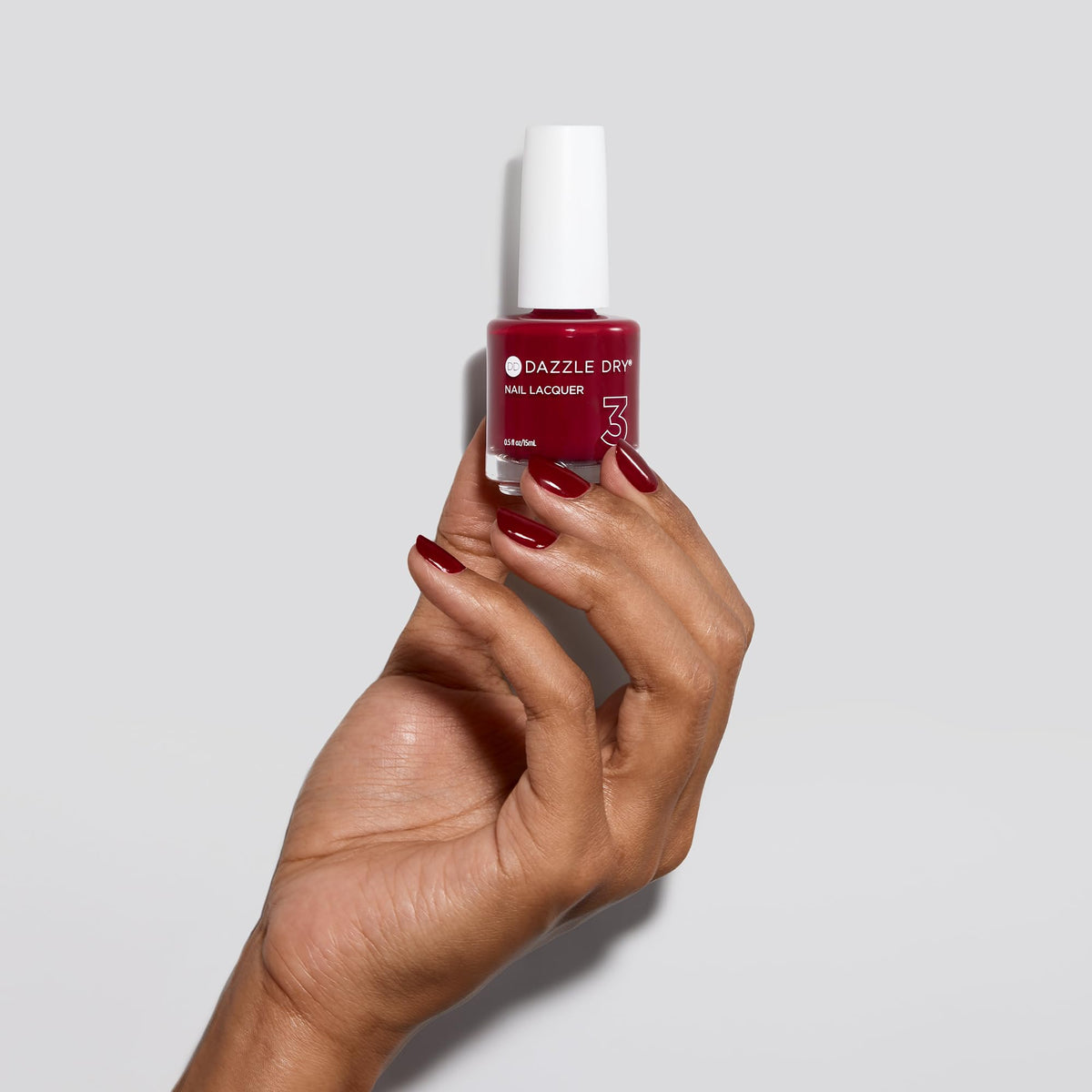 Dazzle Dry Nail Lacquer Step 3 – Fast Track Cherry, 0.5 fl oz