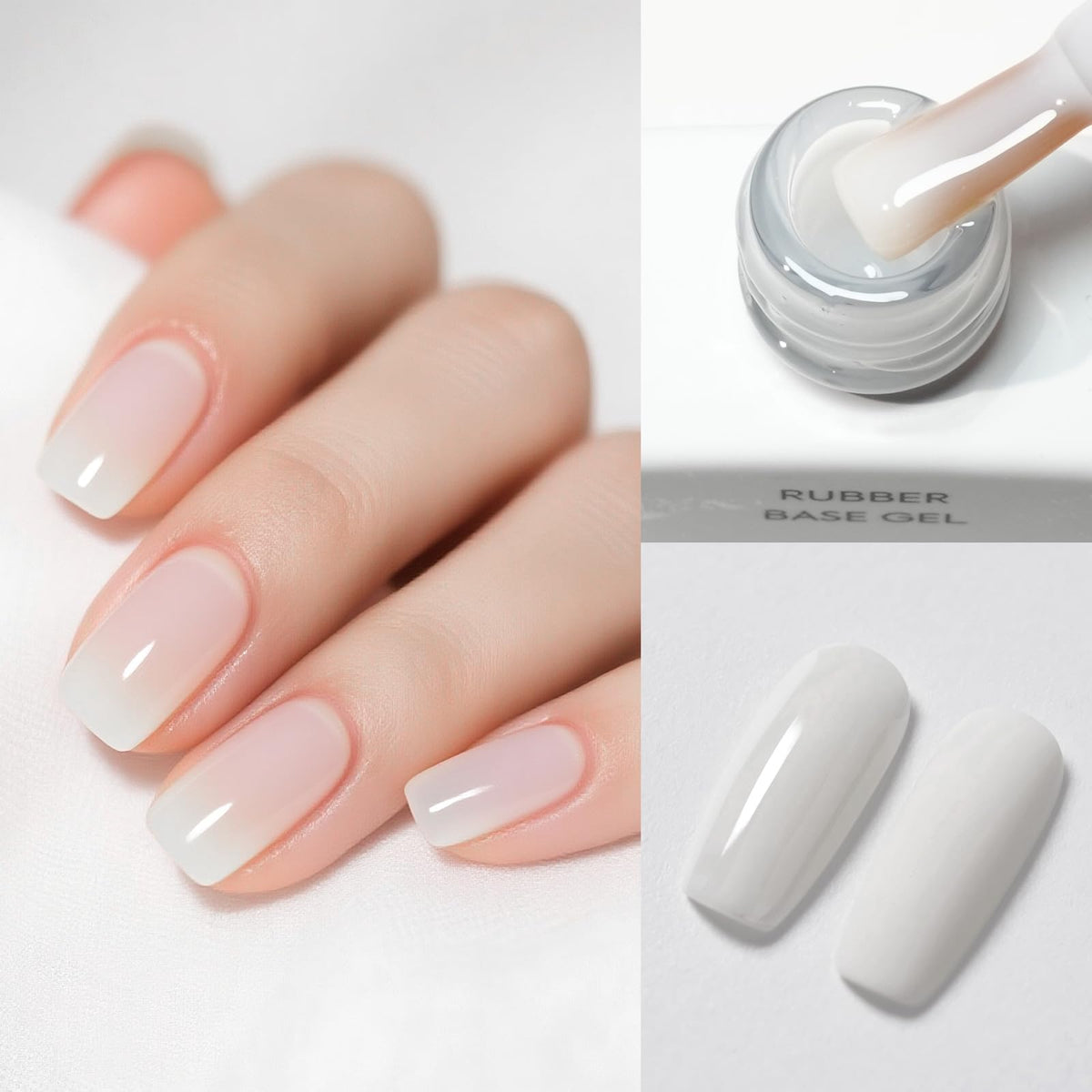 CANNI Rubber Base Gel for Natural Nail Strengthening