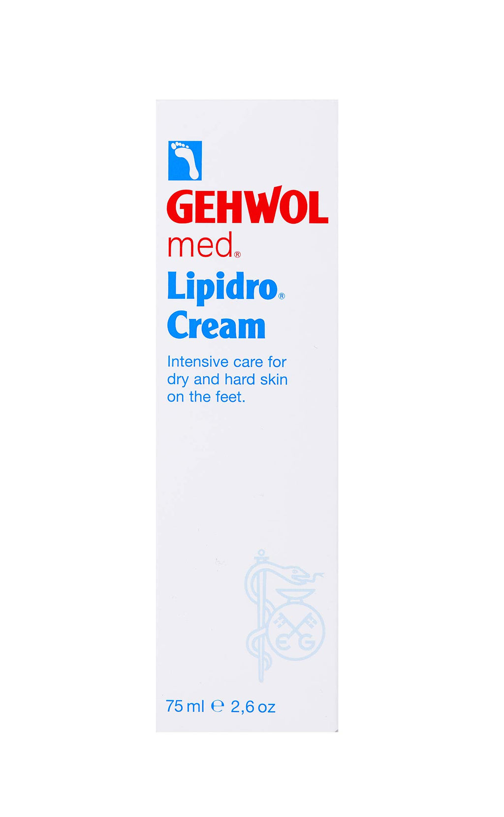 Gehwol Med Lipidro Cream for Dry to Very Dry Feet, 2.6 fl oz