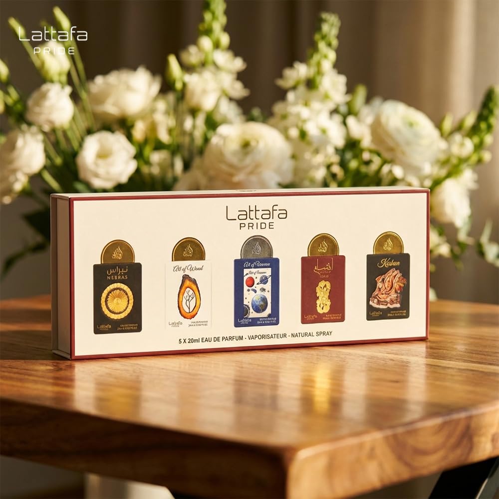 Lattafa Pride Collection No. 3 Eau de Parfum Gift Set – Five 20ml Sprays