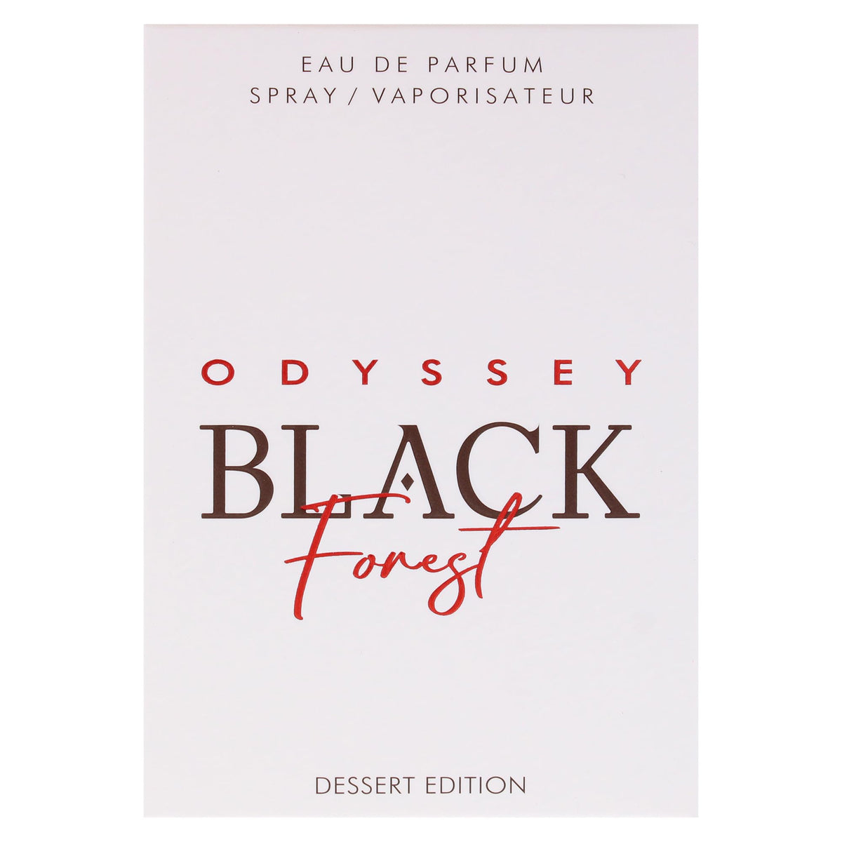 Armaf Odyssey Black Forest Dessert Edition Unisex Eau de Parfum, 100 ml