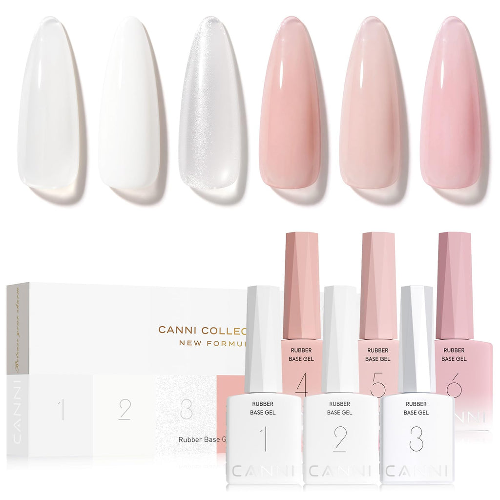 CANNI Rubber Base Gel for Natural Nail Strengthening