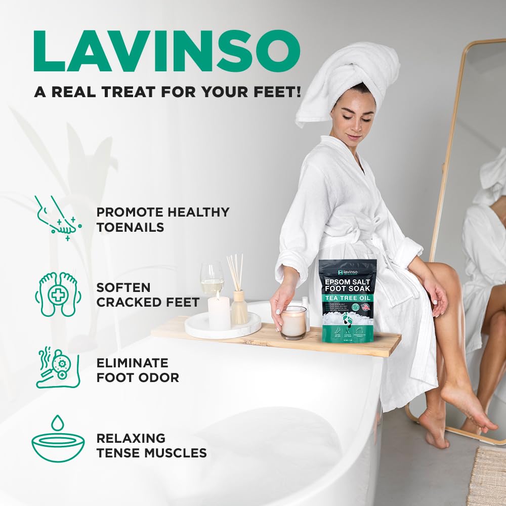 Tea Tree Oil Foot Soak with Epsom Salt